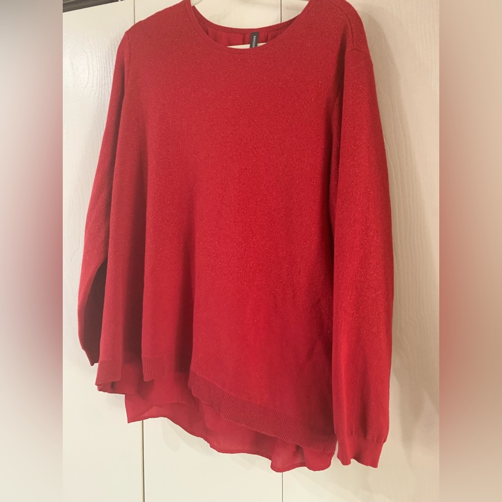 Massini Scarlet Knit Top